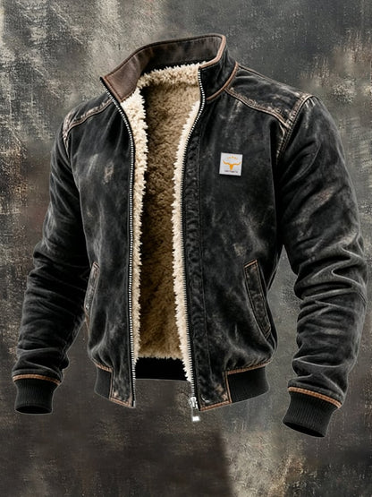 Chaqueta Vintage Forro De Sherpa