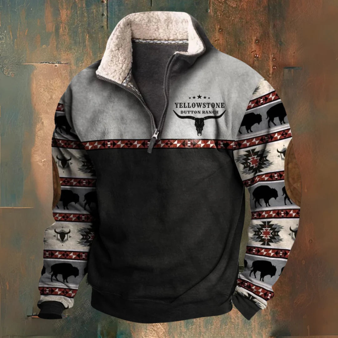 Sudadera de Media Cremallera para Otoño-Inverno