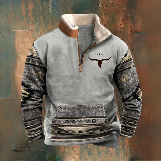 Sudadera de Media Cremallera para Otoño-Invierno