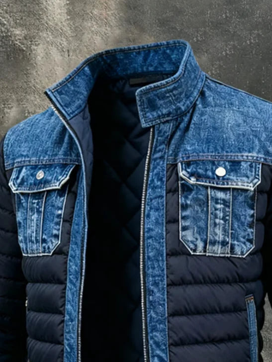 Chaqueta Denim Acolchada Híbrida