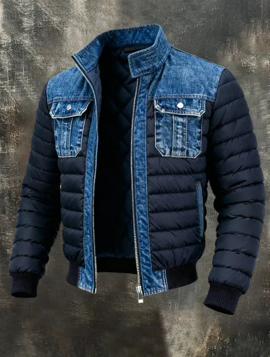 Chaqueta Denim Acolchada Híbrida